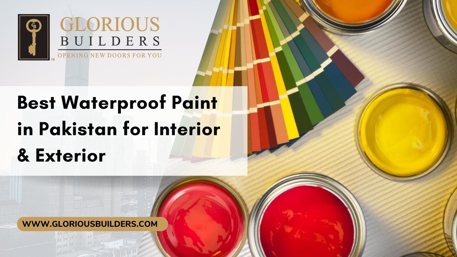 Best Waterproof Paint in Pakistan for Interior and Exterior Glorious